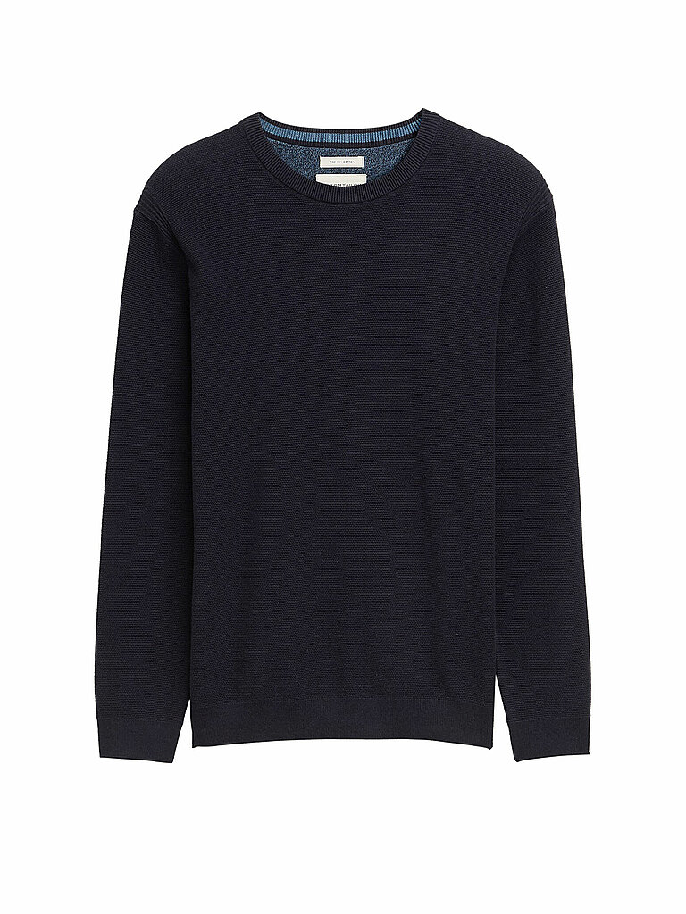 Tom Tailor 1038426 Men's Knit Sweater Vintage Indigo Blue Melange M